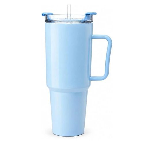 1800ML Large Tumbler with Handle & Straw | Leak Resistant Sipper Water Bottle for Travel, Office, Gym & Outdoor Use