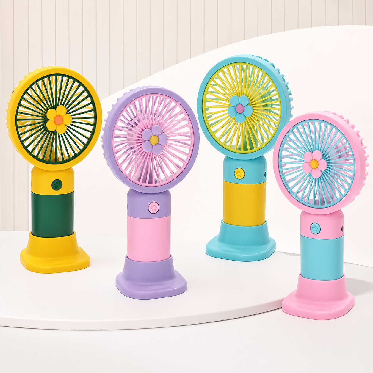 Mini Handheld Fan USB Rechargeable | Portable Personal Cooling Fan with 3 Speed Modes for Home, Office, Travel & Outdoor Use
