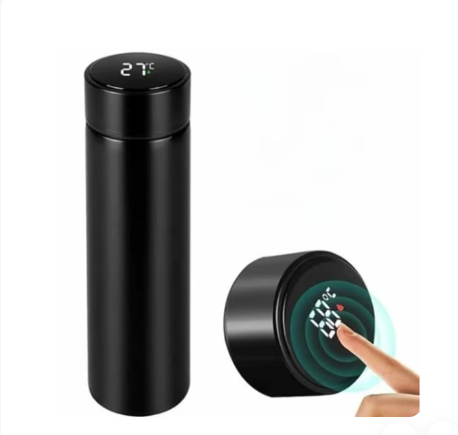 SmartTemp Pro™500ML Smart Temperature Display Water Bottle | Intelligent Thermal Sipper with LED Temperature Indicator