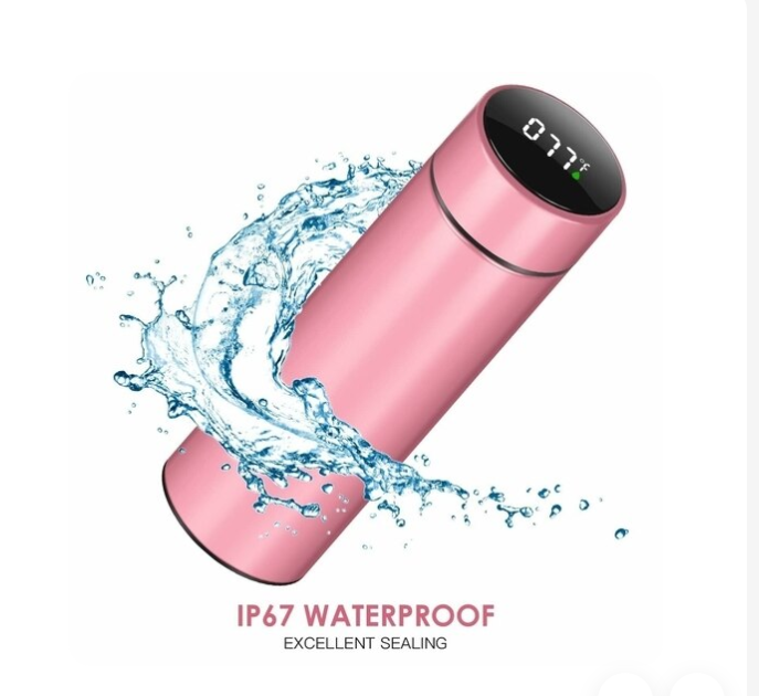 SmartTemp Pro™500ML Smart Temperature Display Water Bottle | Intelligent Thermal Sipper with LED Temperature Indicator